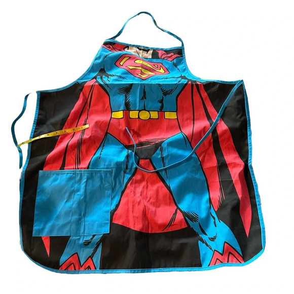 DC Comics Adult Superman Apron, like new - Picture 1 of 4